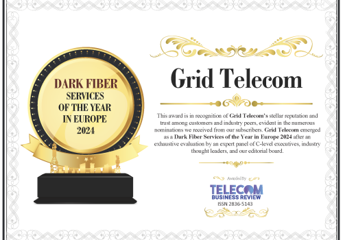 Dark Fiber Services of the Year in Europe 2024" Award